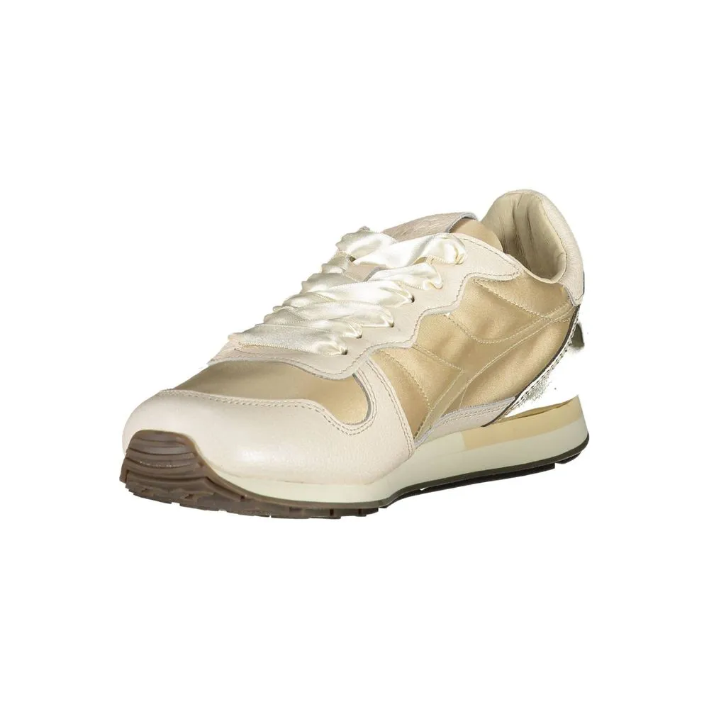 Popular Sneakers Diadora Beige Leather Women Sneaker