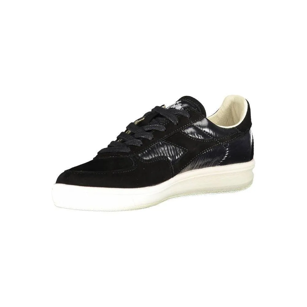 Slippers That Look Like Sneakers Diadora Black Leather Women Sneaker