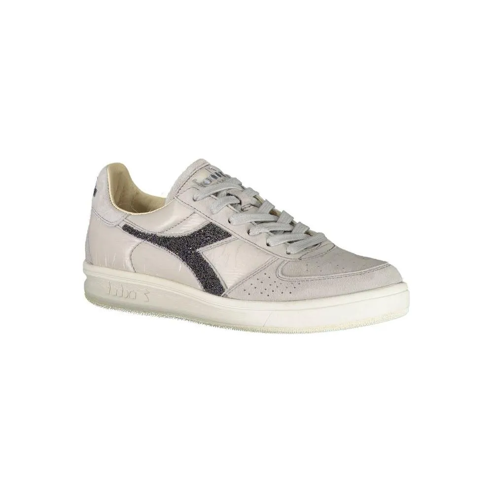 Neon Sneakers Diadora Gray Leather Women Sneaker