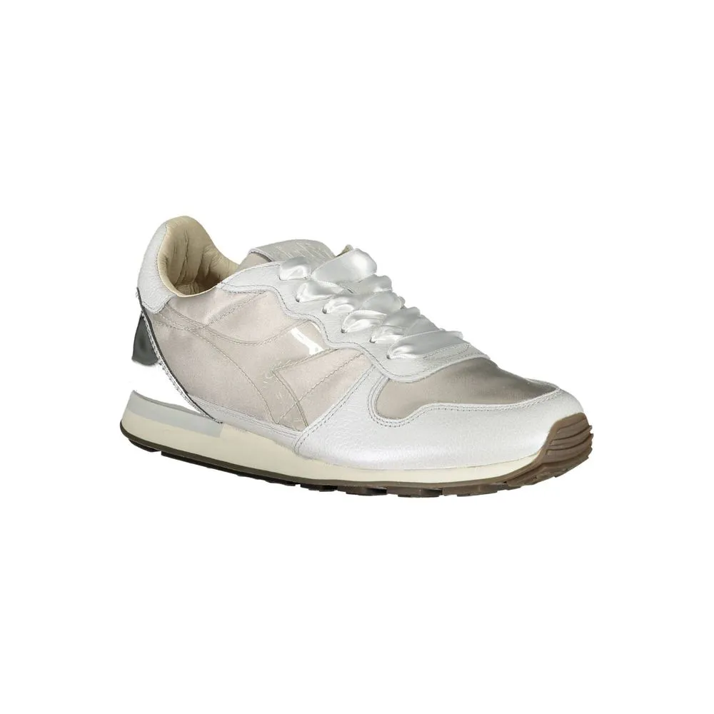 Silver Sneakers Membership Diadora Gray Leather Women Sneaker
