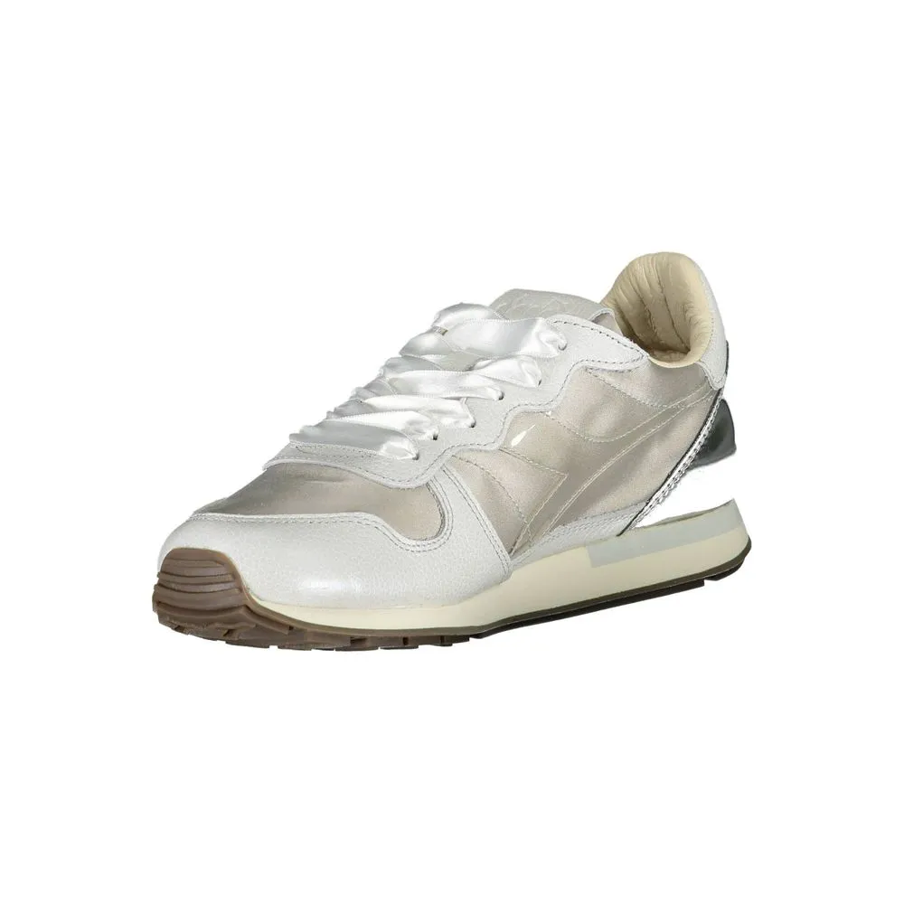 Diadora Gray Leather Women Sneaker Lebron Deion Sanders Collaboration Sneakers