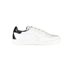 Diadora White Fabric Sneaker Skechers Sneakers For Ladies