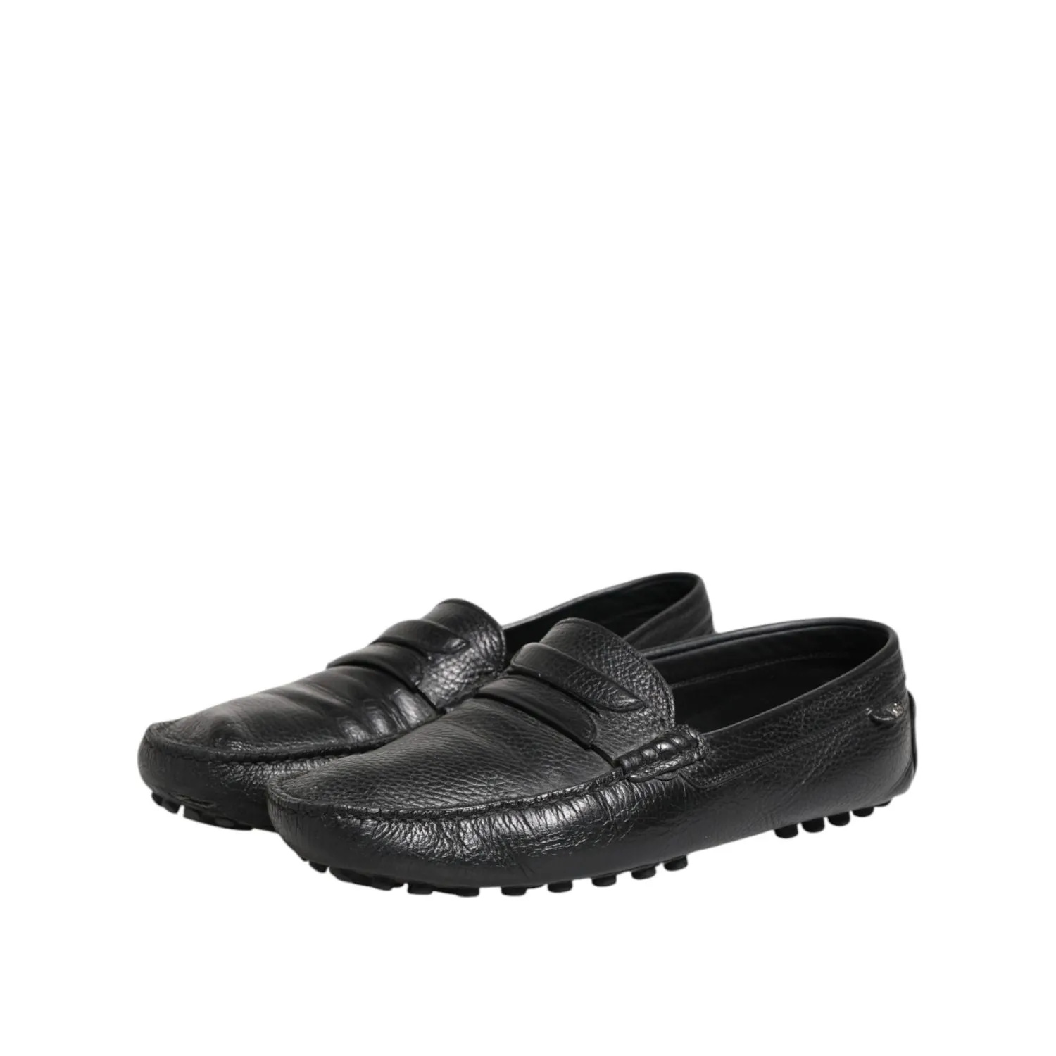 Dolce & Gabbana Black Leather Slip On Mocassin Loafer Shoes Best Shoes For Shin Splints And Flat Feet