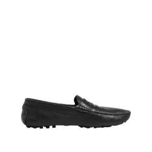 Flats Formal Shoes Dolce & Gabbana Black Leather Slip On Mocassin Loafer Shoes