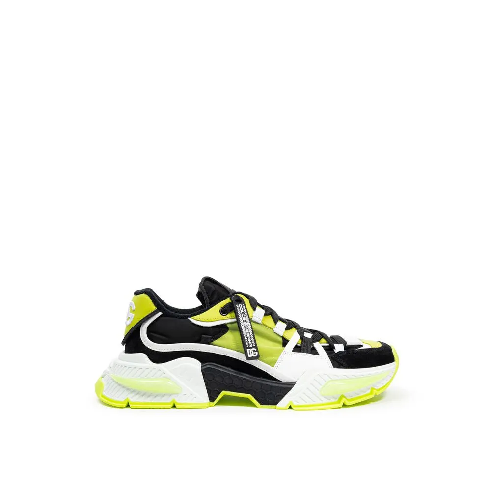 Dolce & Gabbana Multicolor Polyamide Athletic Sneakers Cute Flat Tennis Shoes