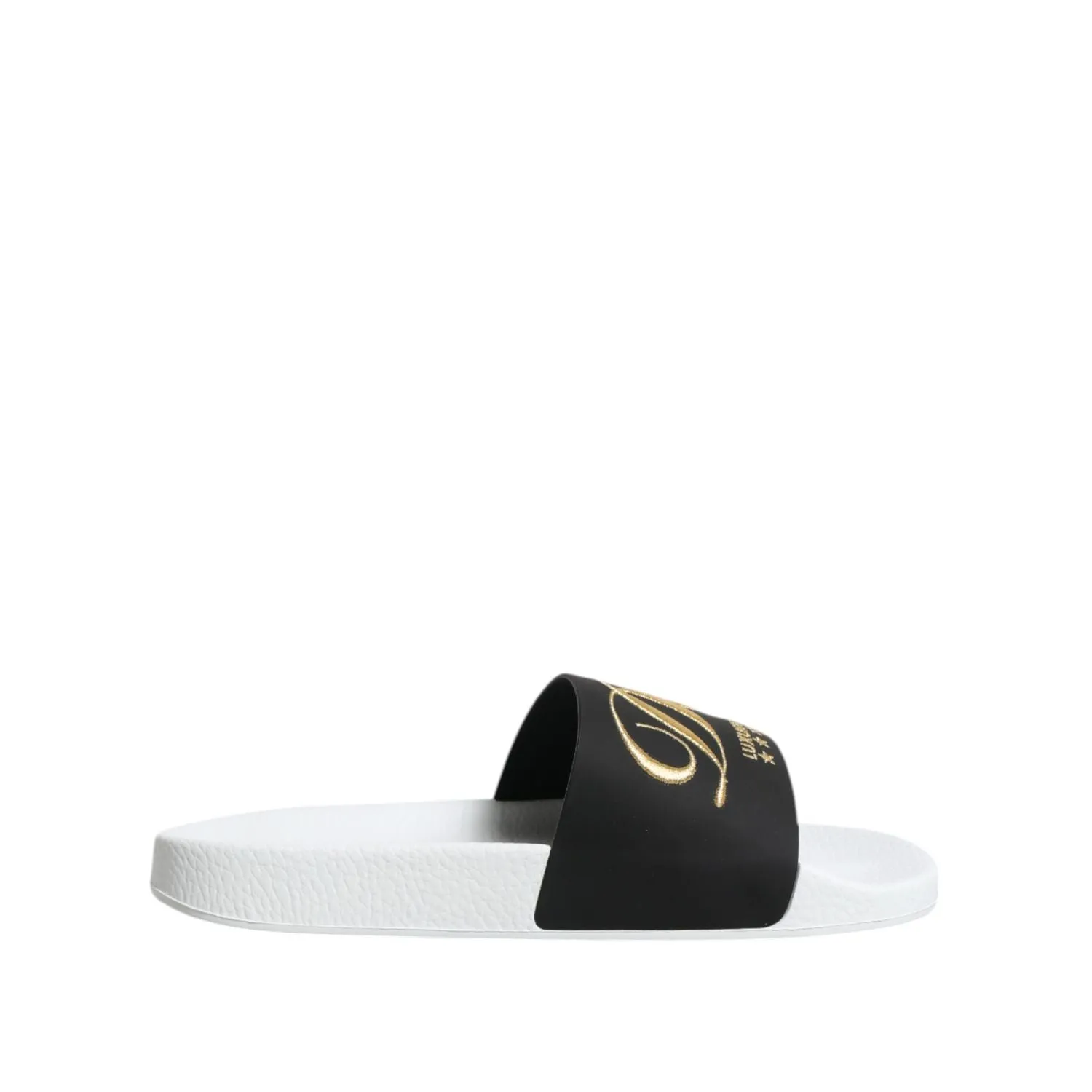 Dolce & Gabbana White Black Leather Sandals Beachwear Shoes Aldo Sandals Heels