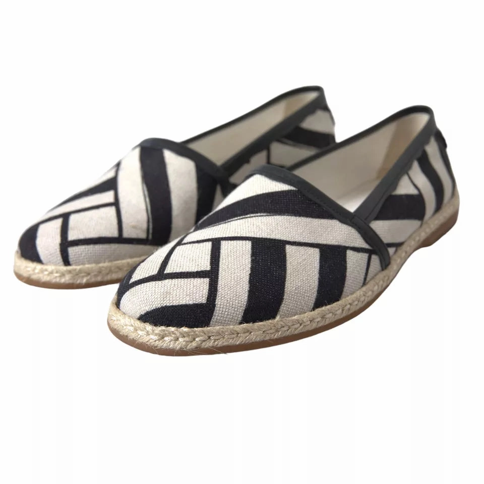 Dr. Scholl's Madison Sun Espadrille Sneaker Dolce & Gabbana Black White Stripes Slip On Espadrille Shoes
