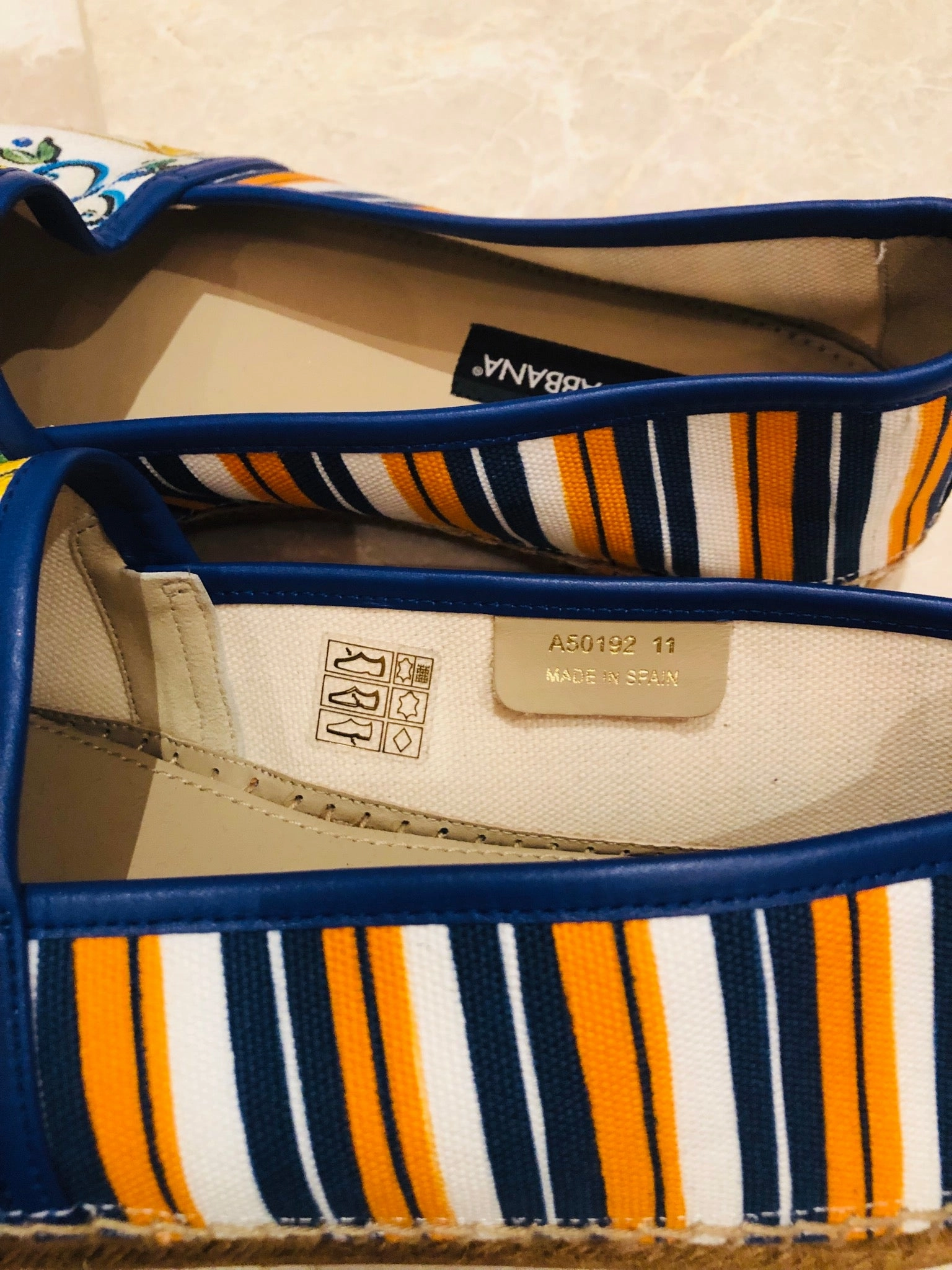 Dolce & Gabbana Maiolica Canvas Espadrilles Sz 11 Oliver Sweeney Explorer Espadrilles