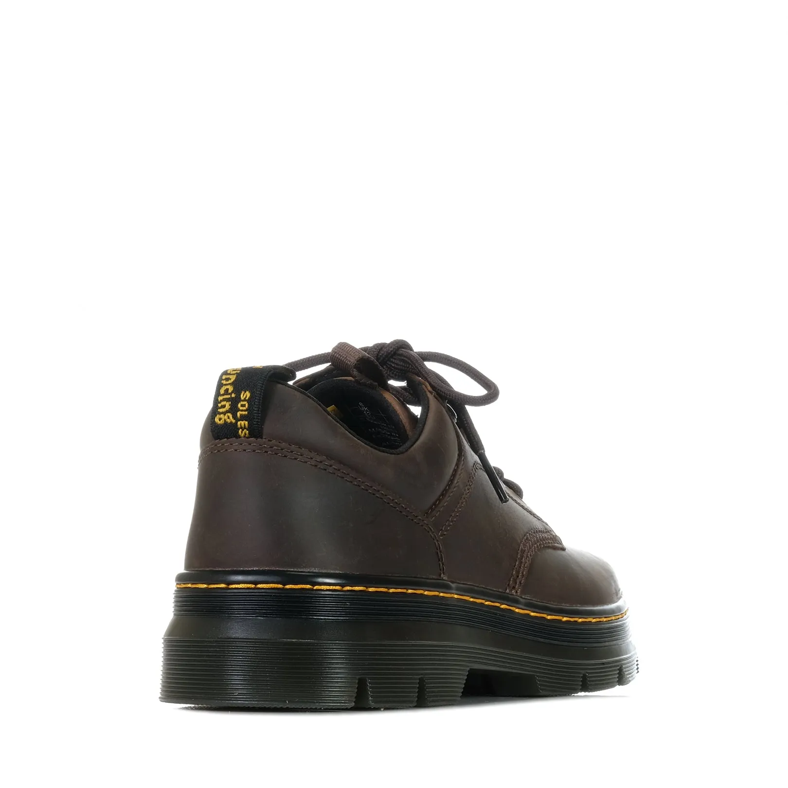 Dr Martens Reeder 5 Tie Shoe Crazy Horse Dark Brown Slip On Snow Boots