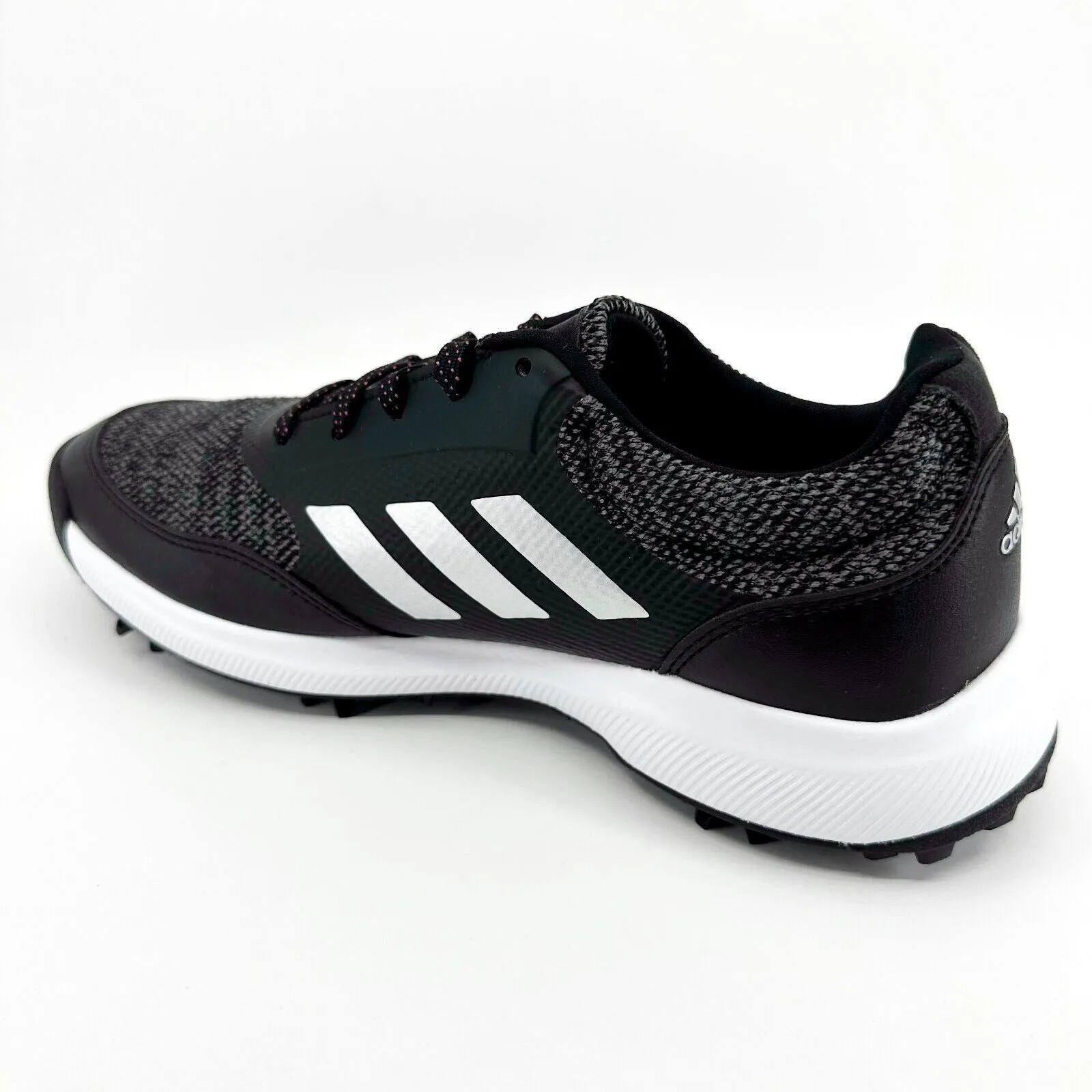 Adidas Tech Response 2.0 Black White Womens Size 8.5 Spike Golf Shoes FW6322 Adidas Running Shoes Traction Comparison