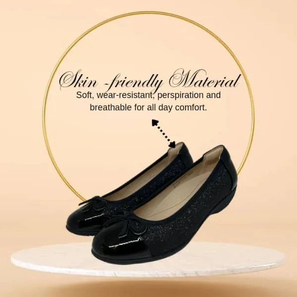 Flat Christmas Shoes DR.KONG WOMEN COMFORT FLAT SHOES DK-W1001835E3-BLK(RP : $179)