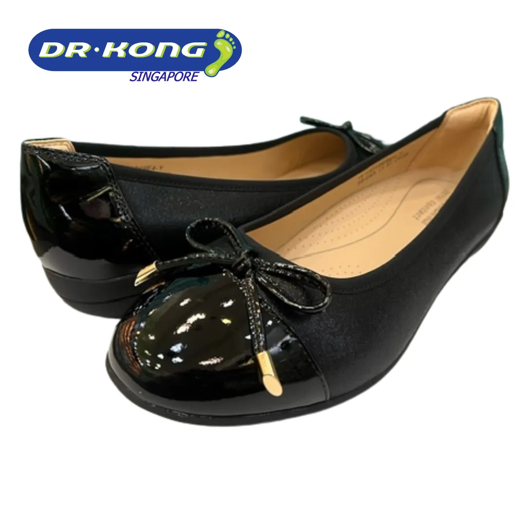 DR.KONG WOMEN COMFORT FLAT SHOES DK-W1001869E4-BLK Best Shoes For Plantar Fasciitis Flat Feet