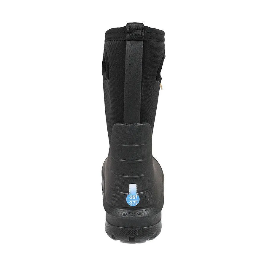 Bogs Neo-Classic Solid Kidss Insulated Rain Boots Black Golf Uk