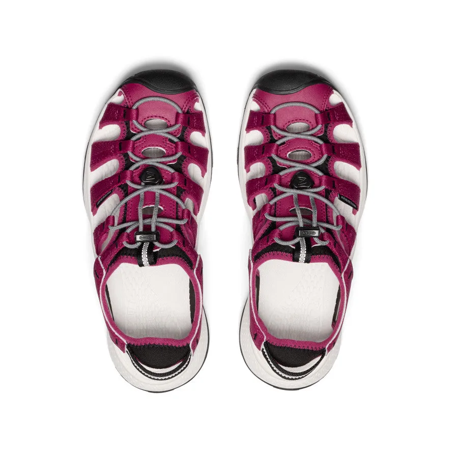Women's Astoria West Sandal  |  Beaujolais/Star White Gore Tex Trail Running Shoe