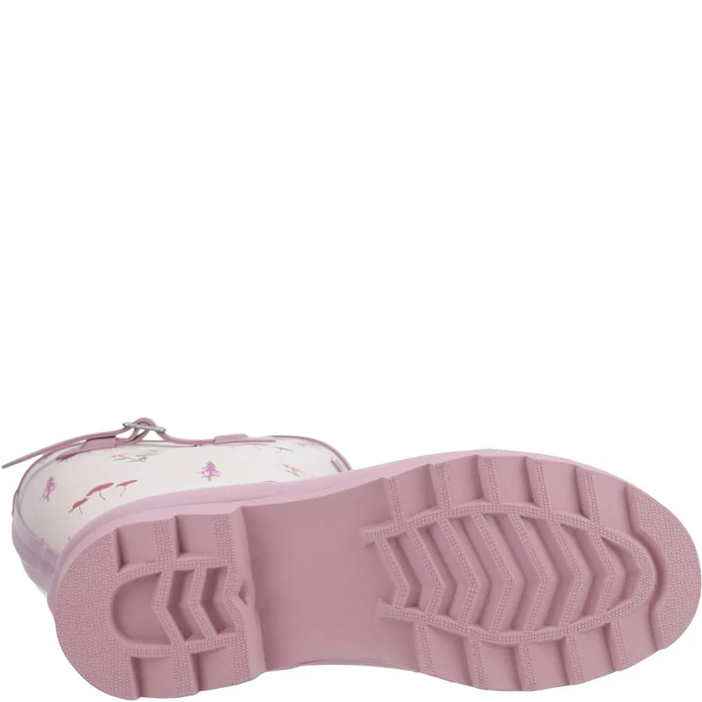 Wildflower Tall Wellingtons Pink Soft Waterproof Shoes