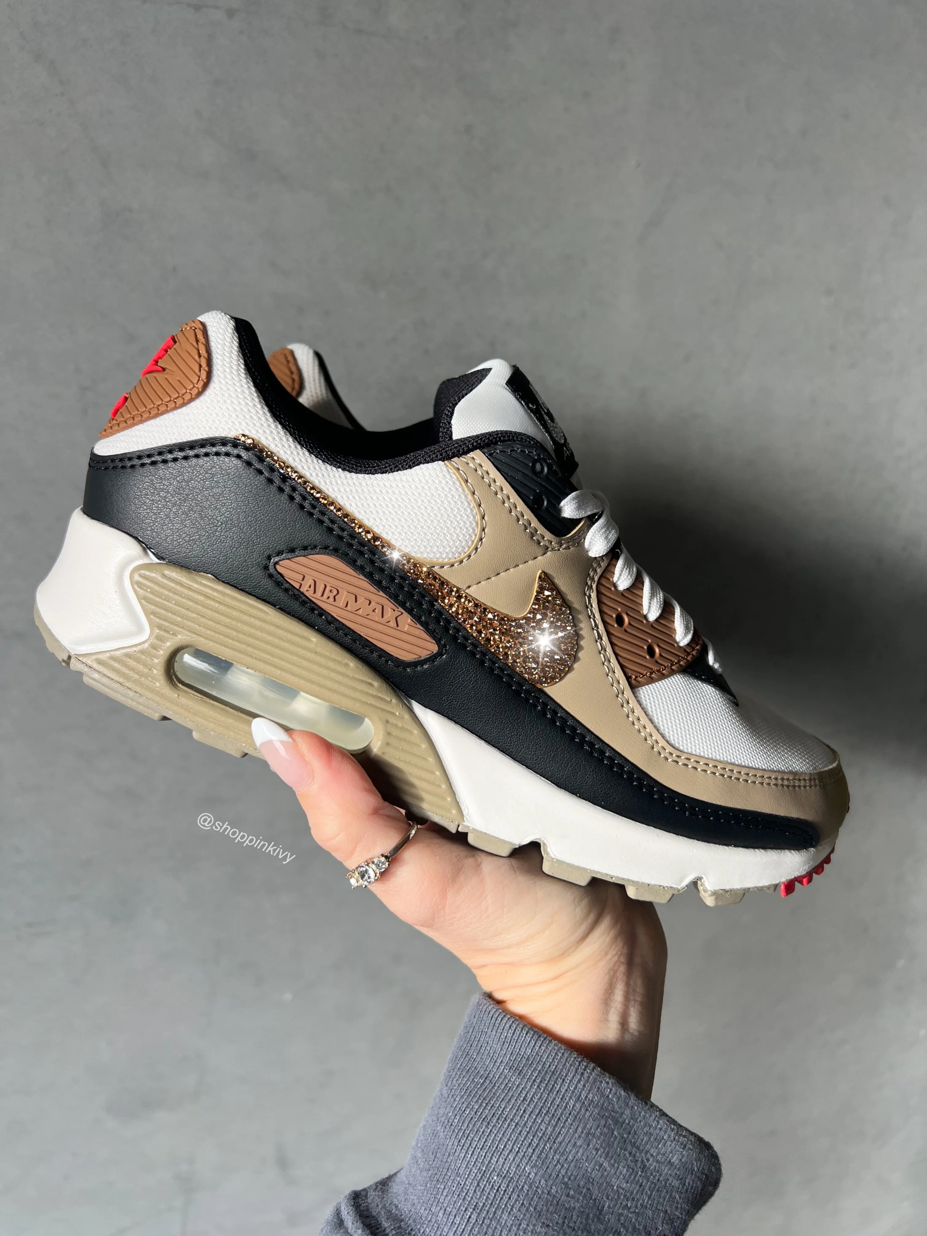 Gold Edition Swarovski Womens Nike Air Max 90 Farm Rio Adidas Shoes