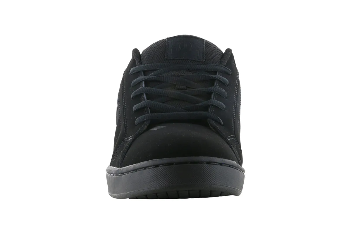 DC Net Shoes All Black Warsaw Skate Shoes