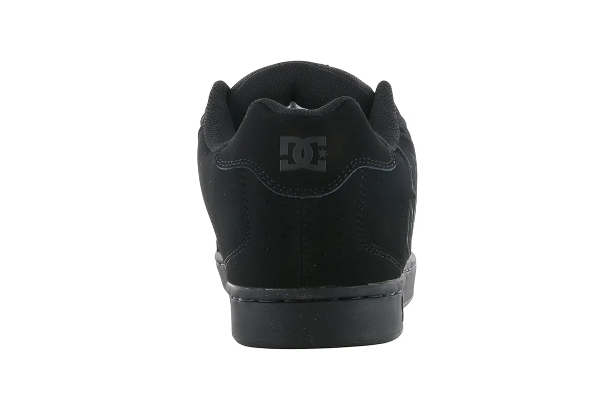 DC Net Shoes All Black Skater Shoes With Arch Support