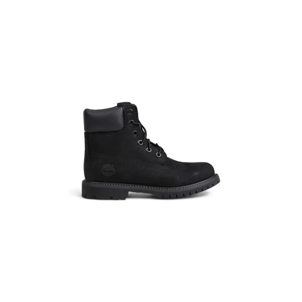 Insulated Waterproof Work Timberland Black Recycled Leather Lace-Up Boots
