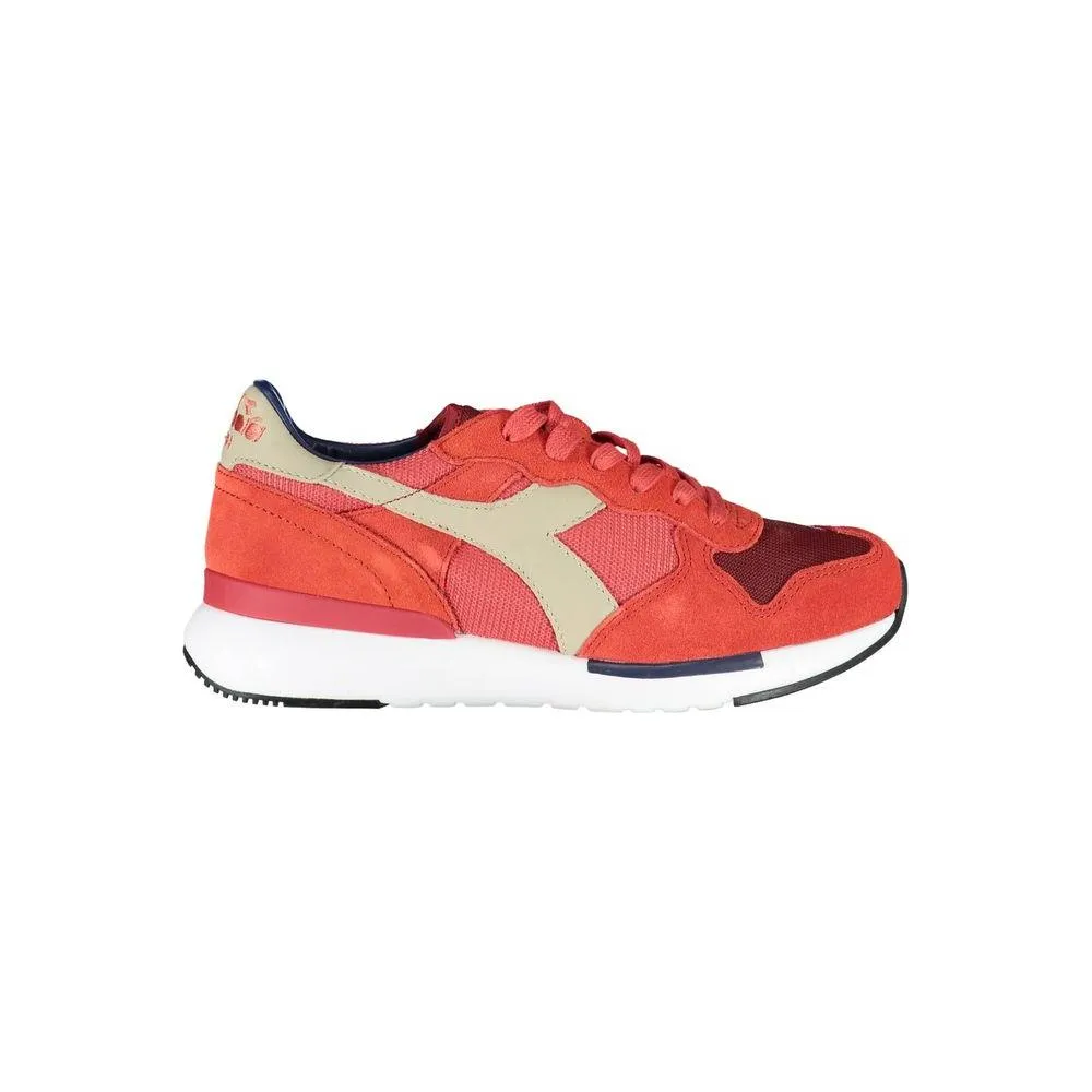 Suit And Sneakers Diadora Red Leather Women Sneaker