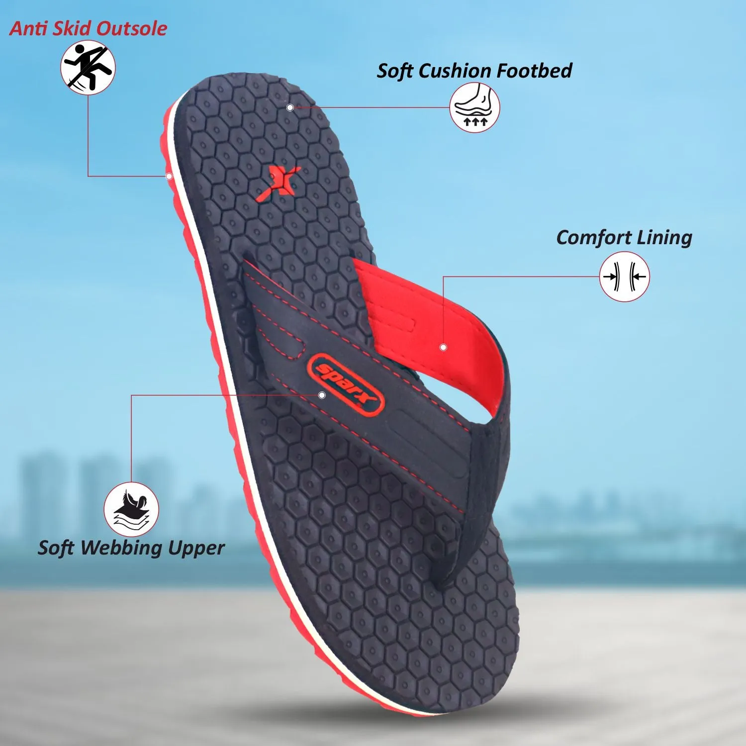 Volatile Flip Flops Sparx Slippers for Men SFG 67