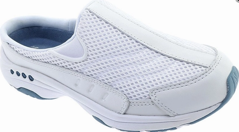 Easy Spirit Travel Time - White Best Casual Walking Shoes