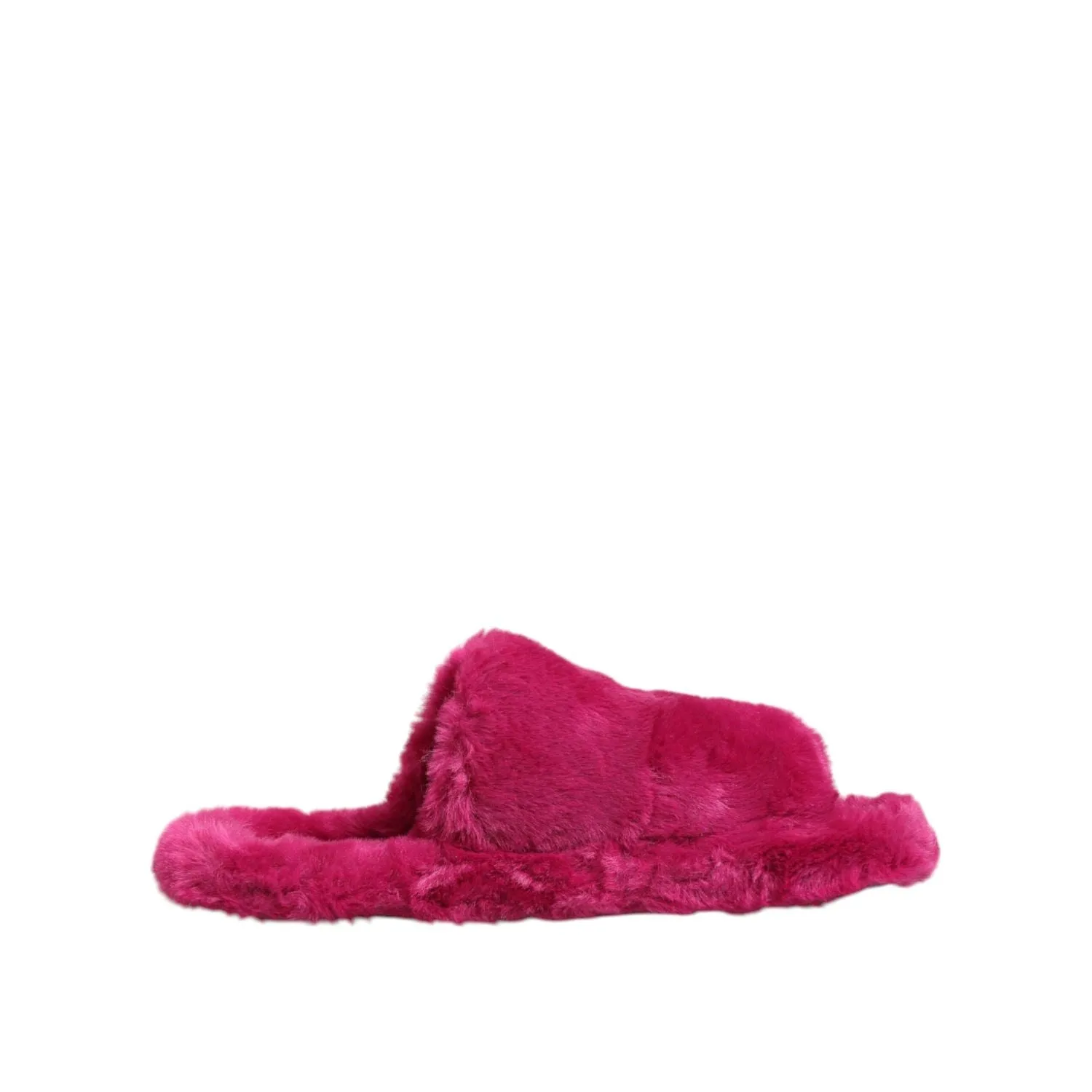 Dolce & Gabbana Pink Acrylic Faux Fur Mens Flats Sandals Shoes Cliffs Sandals
