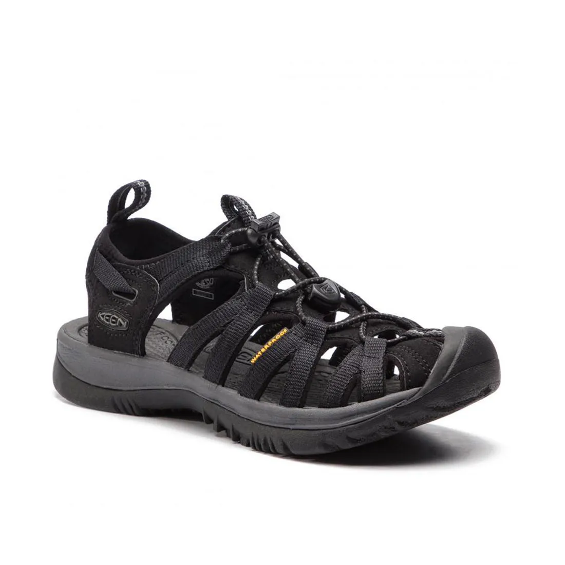 Keen Whisper Black Magnet Womens Sandal Waterproof Trail Shoes