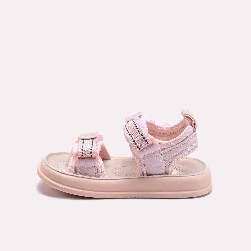 Flat Shoes Size 6 Pink Casual Sandal 0721074