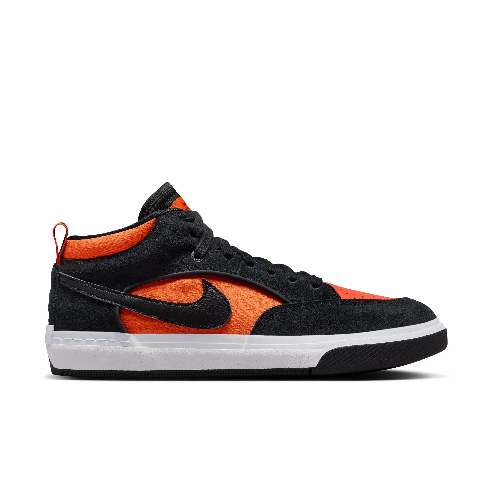 Asics Exclusive Shoes Nike SB Leo Baker React Shoes - Black/Black-Orange-Electro Orange