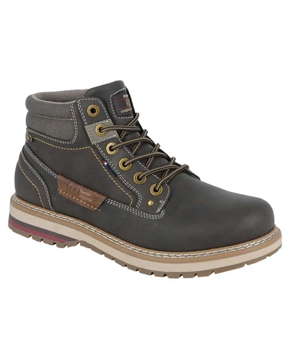 Moonlight Boots Route 21 Mens 6 Eye Ankle Boots