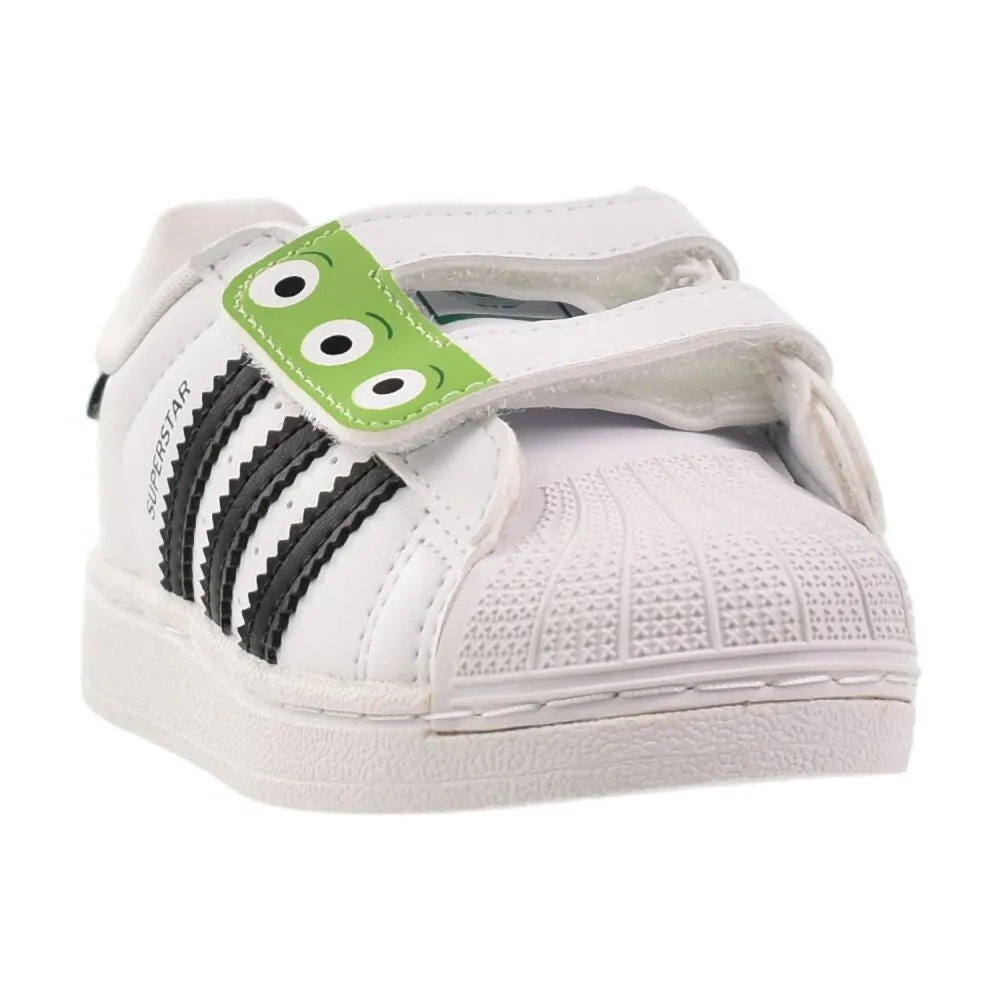 Adidas Superstar II CF I Toddlers' Shoes Cloud White/Core Black ji0090 Ohio State Adidas Shoes