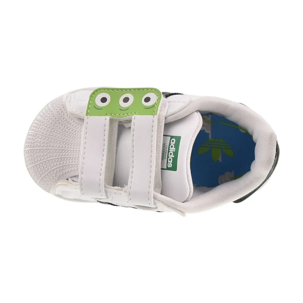 Adidas Superstar II CF I Toddlers' Shoes Cloud White/Core Black ji0090 Vintage Shoes Adidas