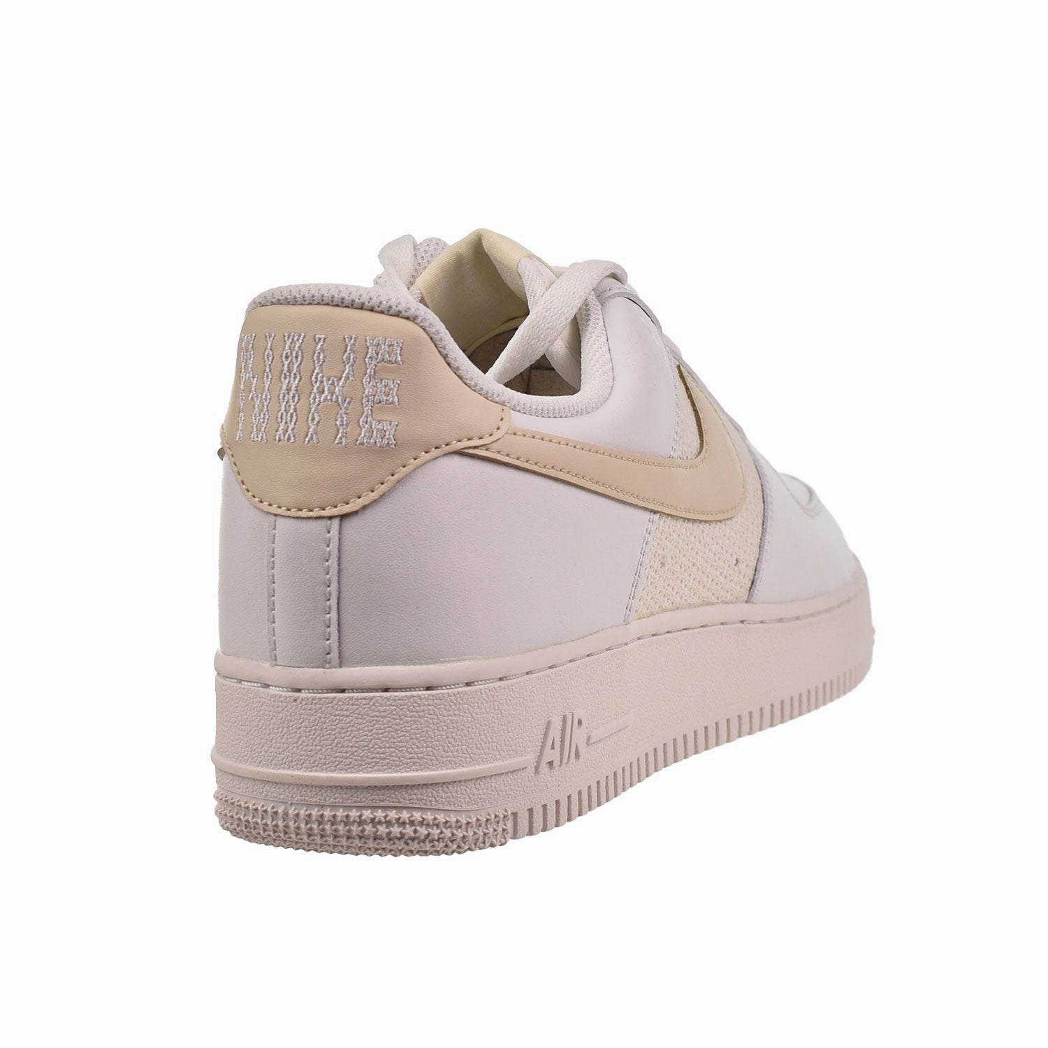 Nike Air Force 1 '07 Essential "Cross Stitch" Women's Shoes Summit White-Fossil Asics Running Shoes 8.5