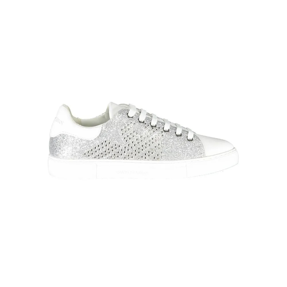 Doctor Scholl's Sneakers Emporio Armani Silver Leather Women Sneaker