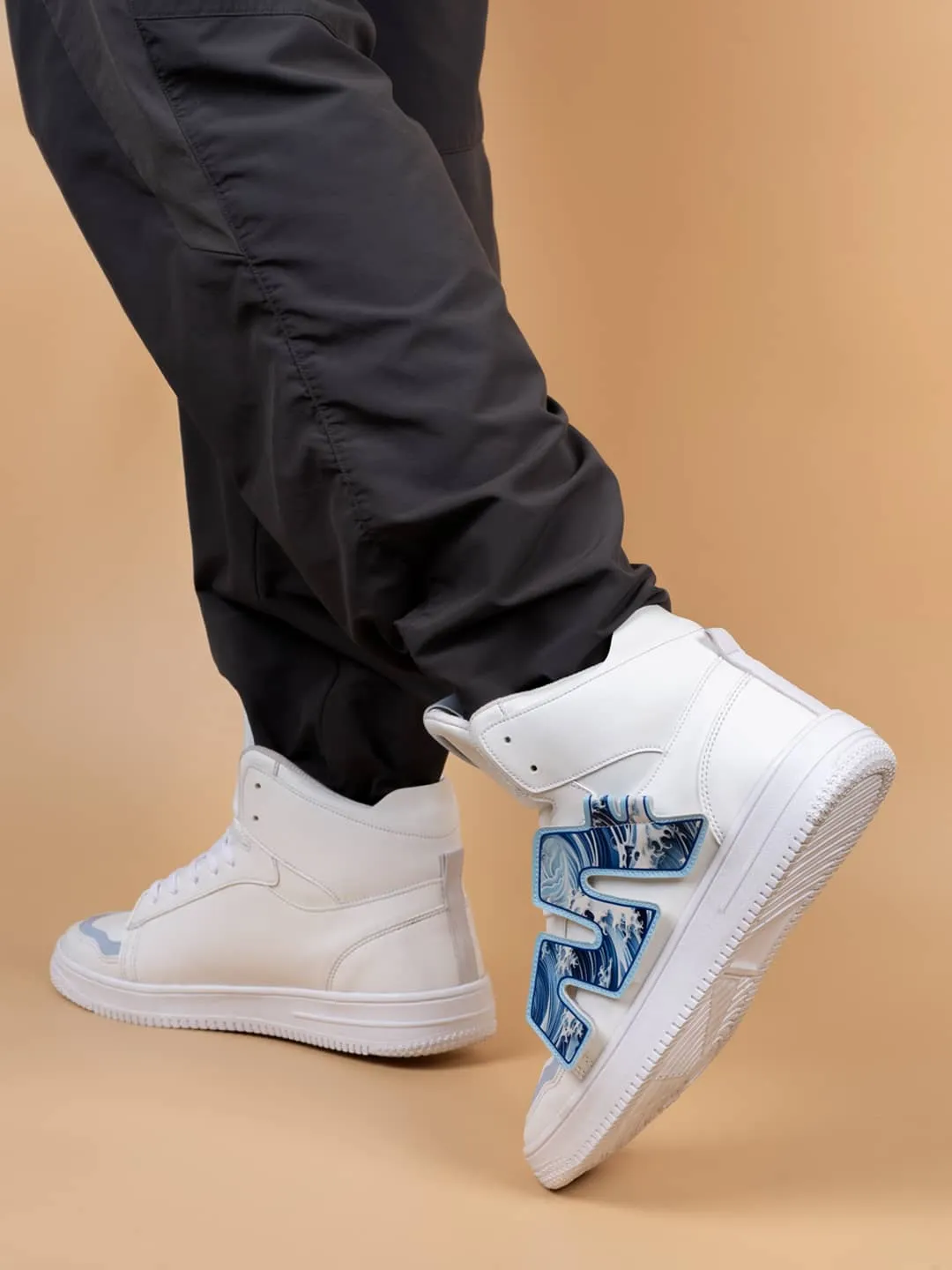 Bacca Bucci High-Top PATCH-PLAY Men's Sneakers Casual Hiking Shoe