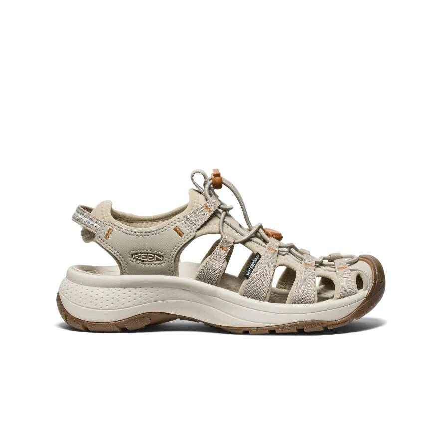 Women's Astoria West Sandal  |  Plaza Taupe/Roasted Pecan Thick Soled Trail Running Shoes