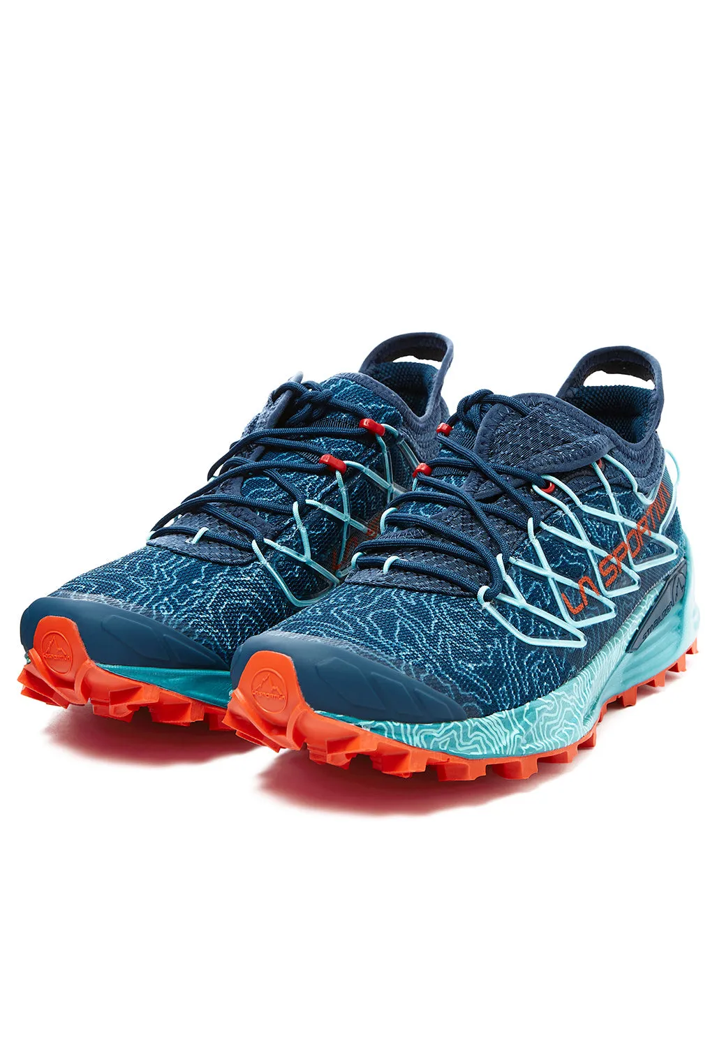 Trail Running Shoes Vs Approach Shoes La Sportiva Mutant Women's Trail Shoes - Storm Blue / Cherry Tomato