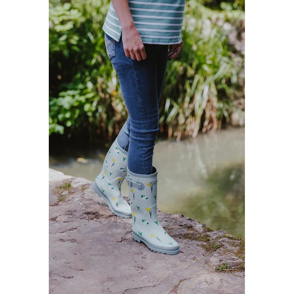 Best Waterproof Protection For Shoes Wildflower Tall Wellingtons Mint