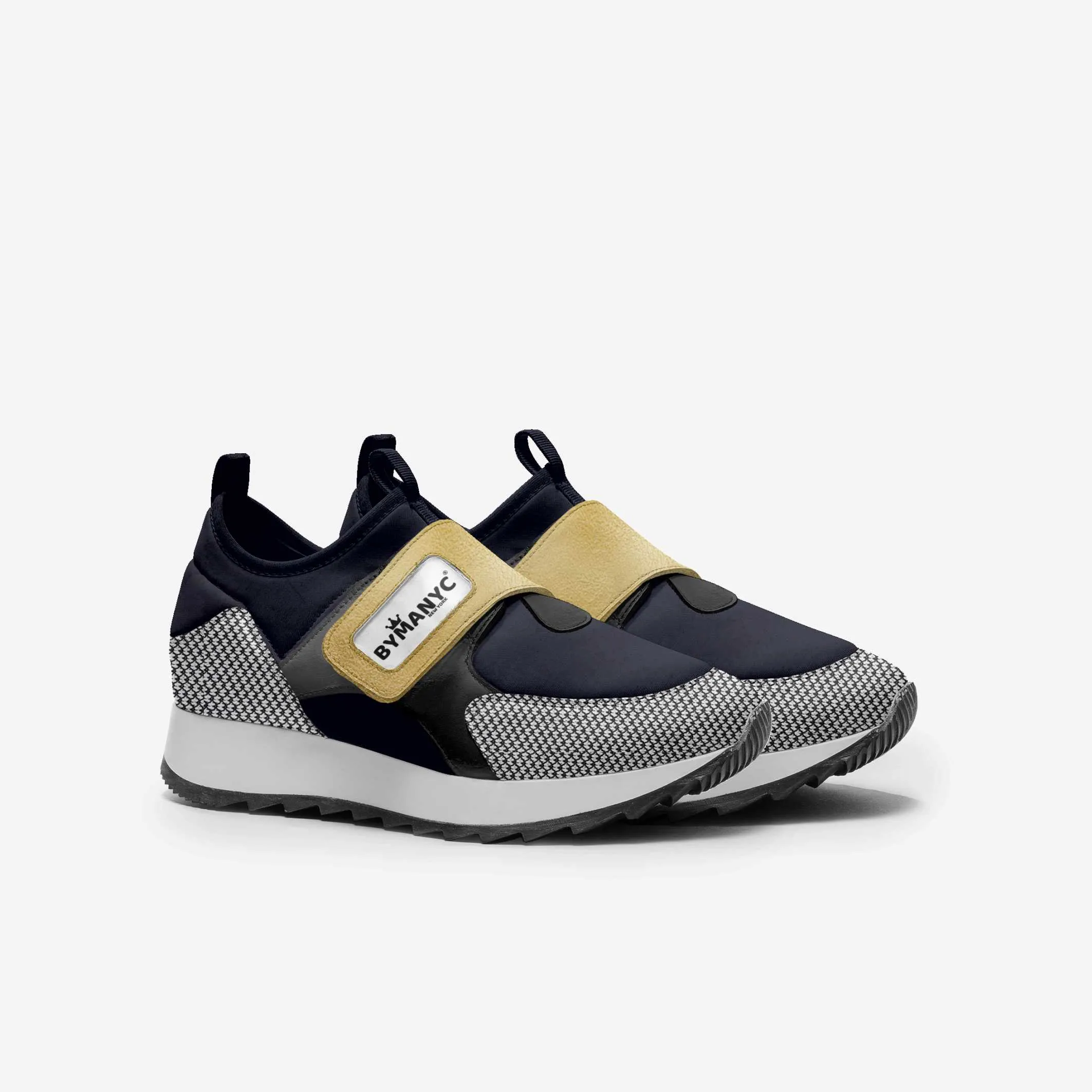 Sneakers Embroidered Kids' Vegan Luxury Sneakers LITTLE ITALY BYMANYC  New York