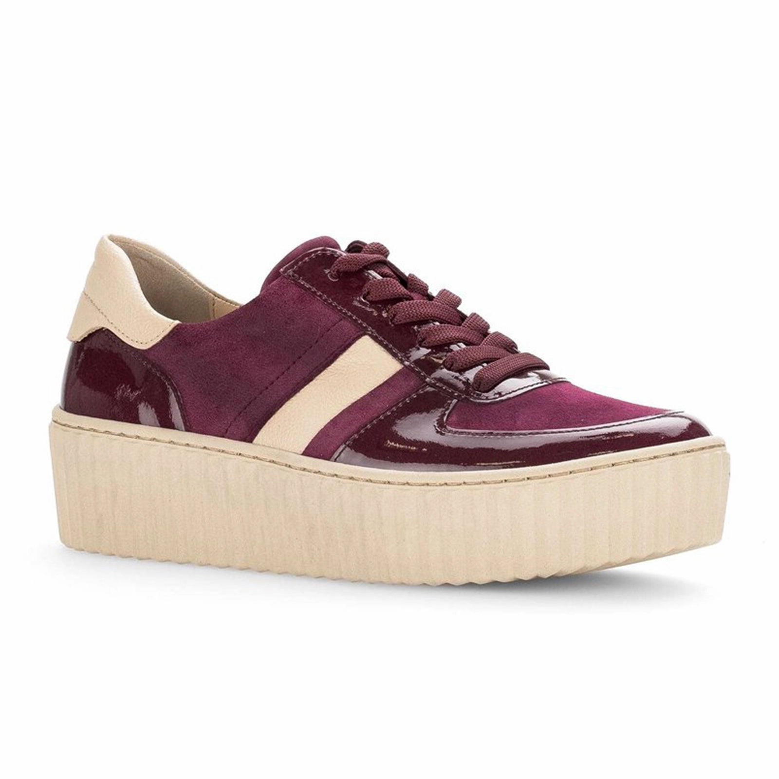 Gabor 203 Vesta Sneaker (Women) - Cervo/Aubergine Work Casual Shoes