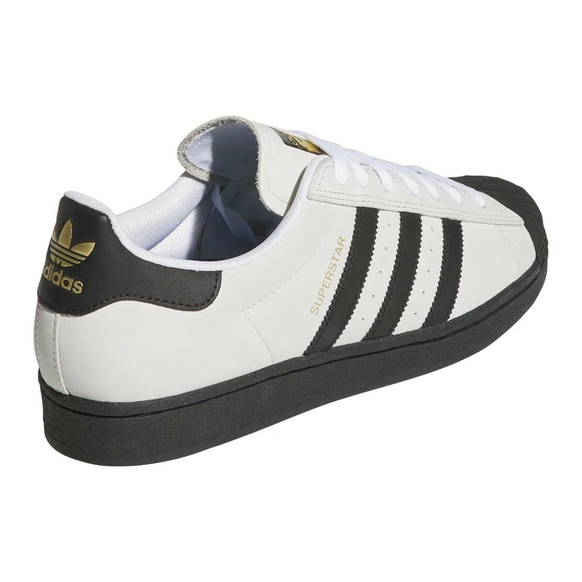 Adidas - Superstar Adv Shoes Crystal White/Black/White Basketball Shoes Adidas