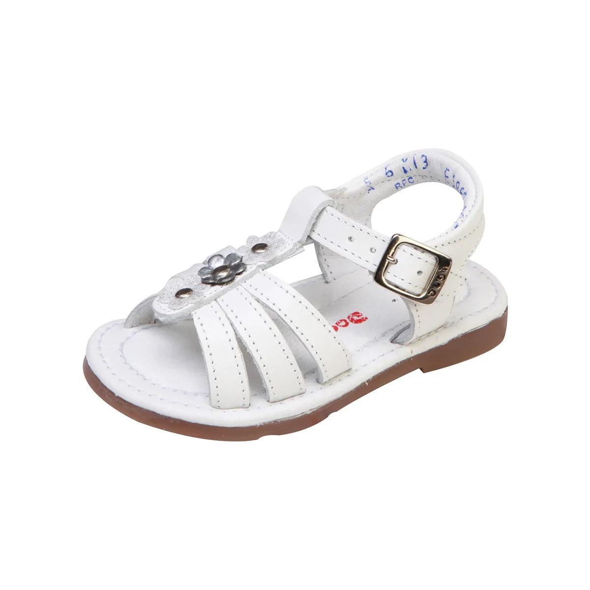 DG-5857 - White/Silver - Dogi Kids Sandals Helix Skate Shoes