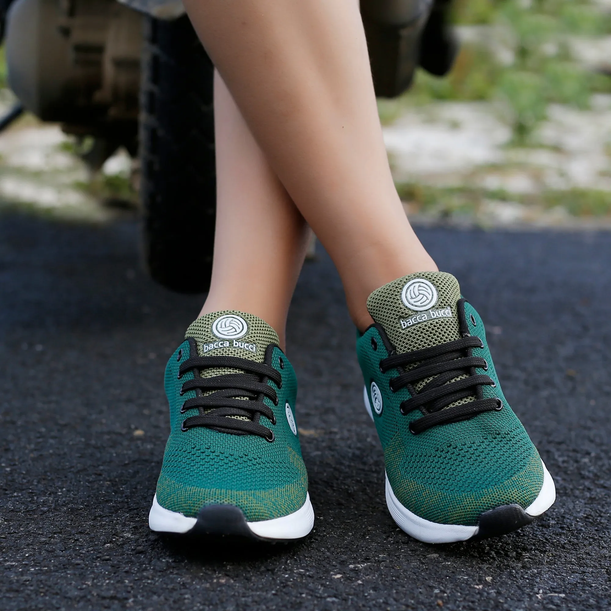 Gel-kayano 30 Running Shoes Bacca Bucci TOKYO Women Running Shoes | Green/Olive Women Sneakers Shoes For Casual Walk