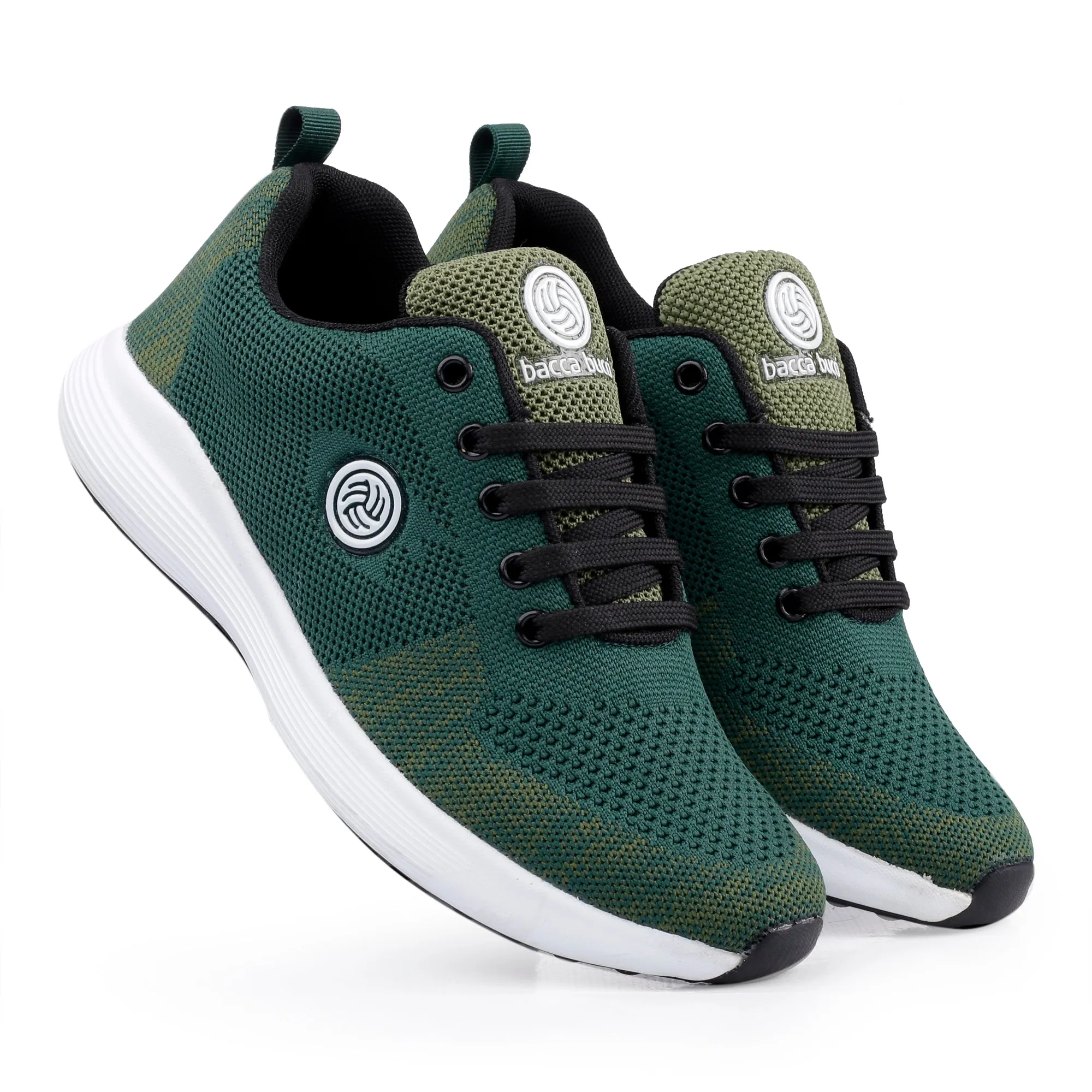 Running Shoes Mesh Bacca Bucci TOKYO Women Running Shoes | Green/Olive Women Sneakers Shoes For Casual Walk