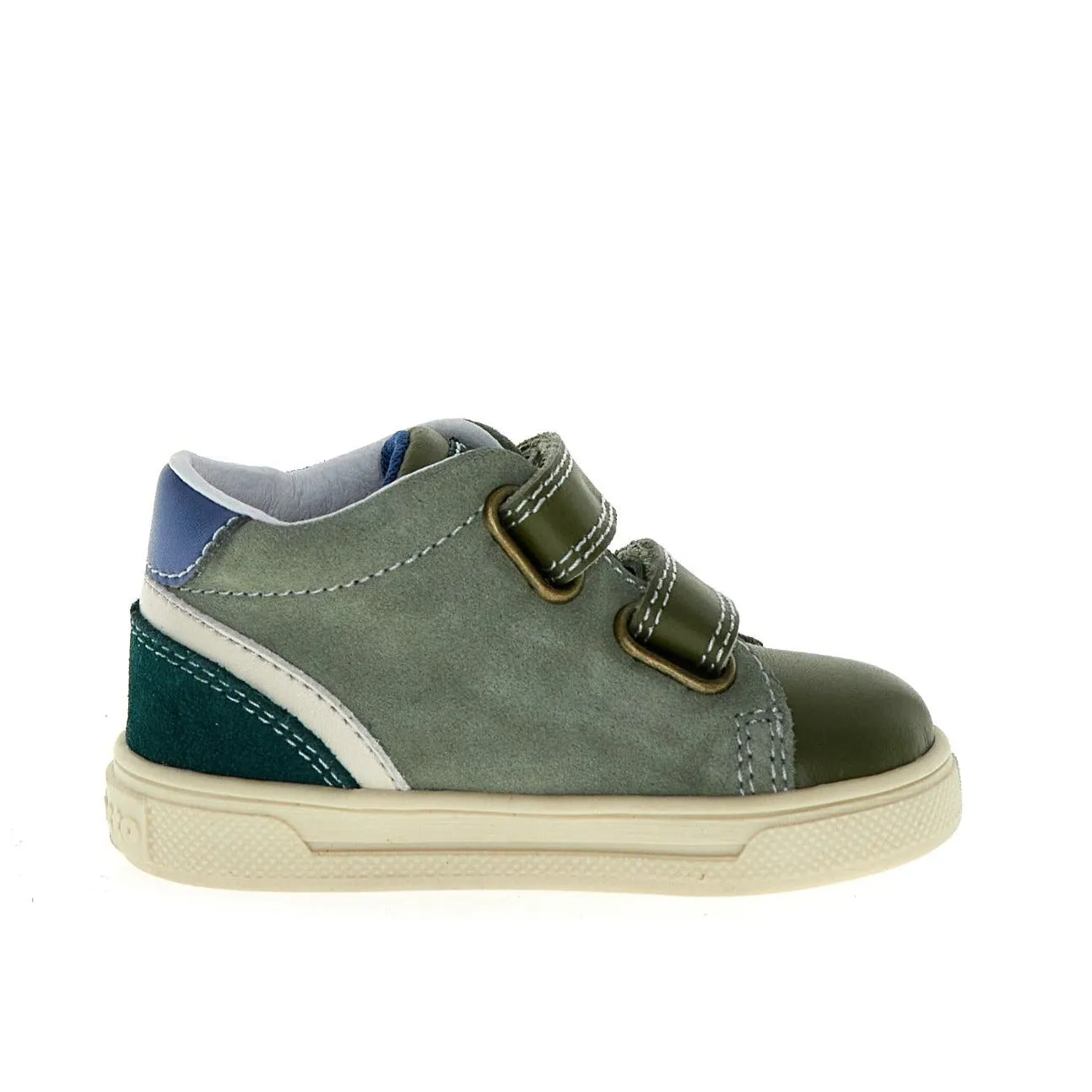 Champs Casual Shoes Falcotto Boy's and Girl's Stripi Vl Casual Shoes, Militare/Olive/Milk