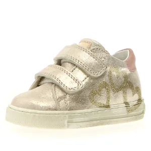 Falcotto Girl's Lovemy Vl Casual Shoes - Platinum / Milk Charly Sneakers