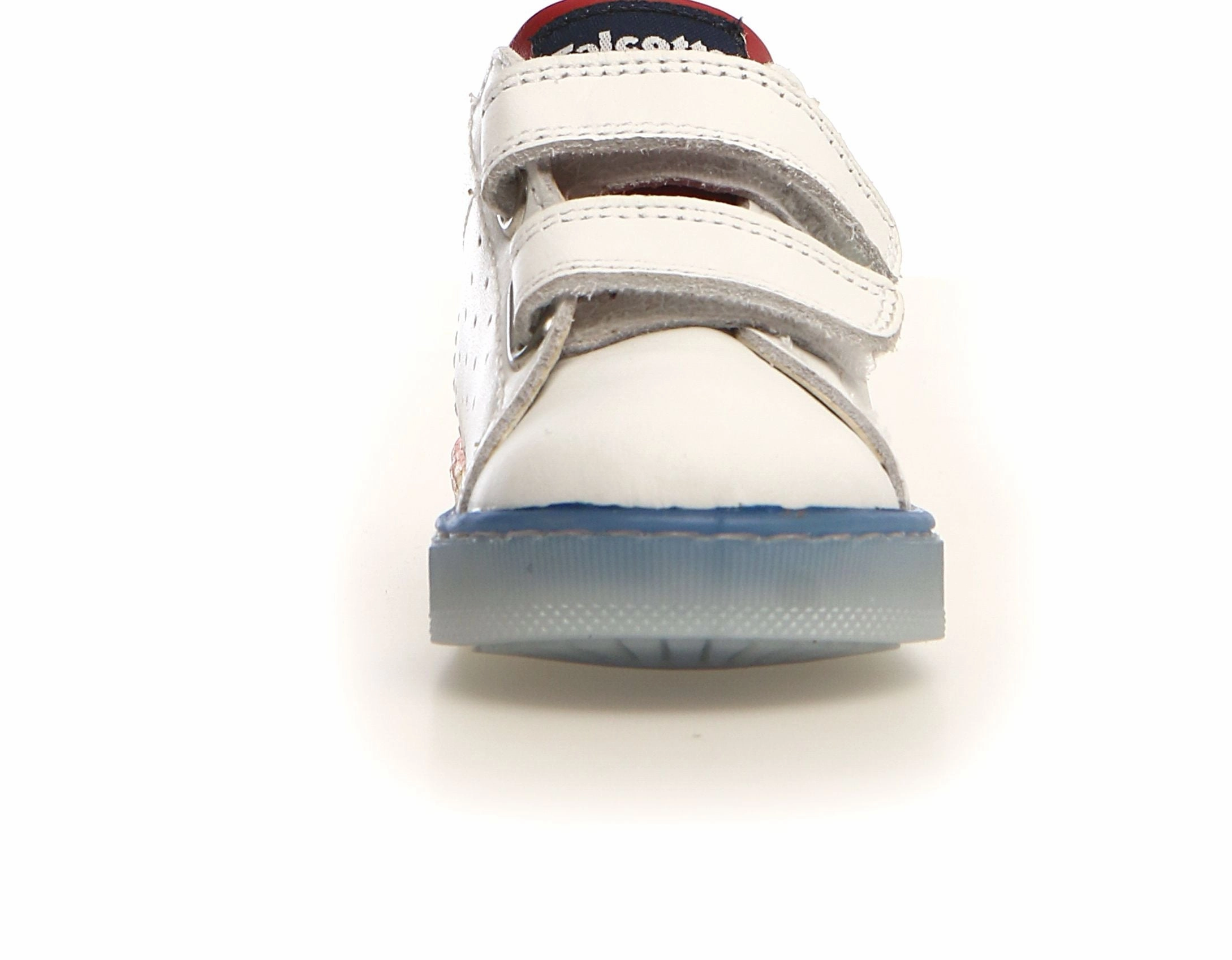 Falcotto Salazar VL Boy's and Girl's Sneakers - White/Azure/Green Casual Shoes For Wide Flat Feet