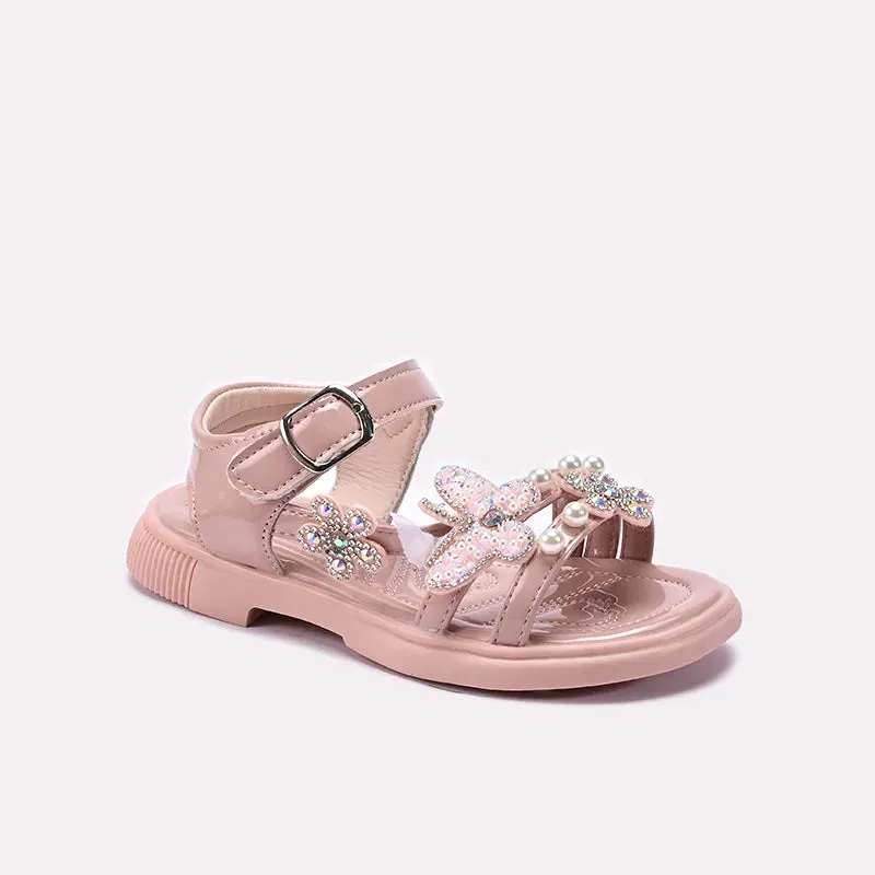 Baby Pink Casual Sandal 0721042 Shoe Insert Flat Feet