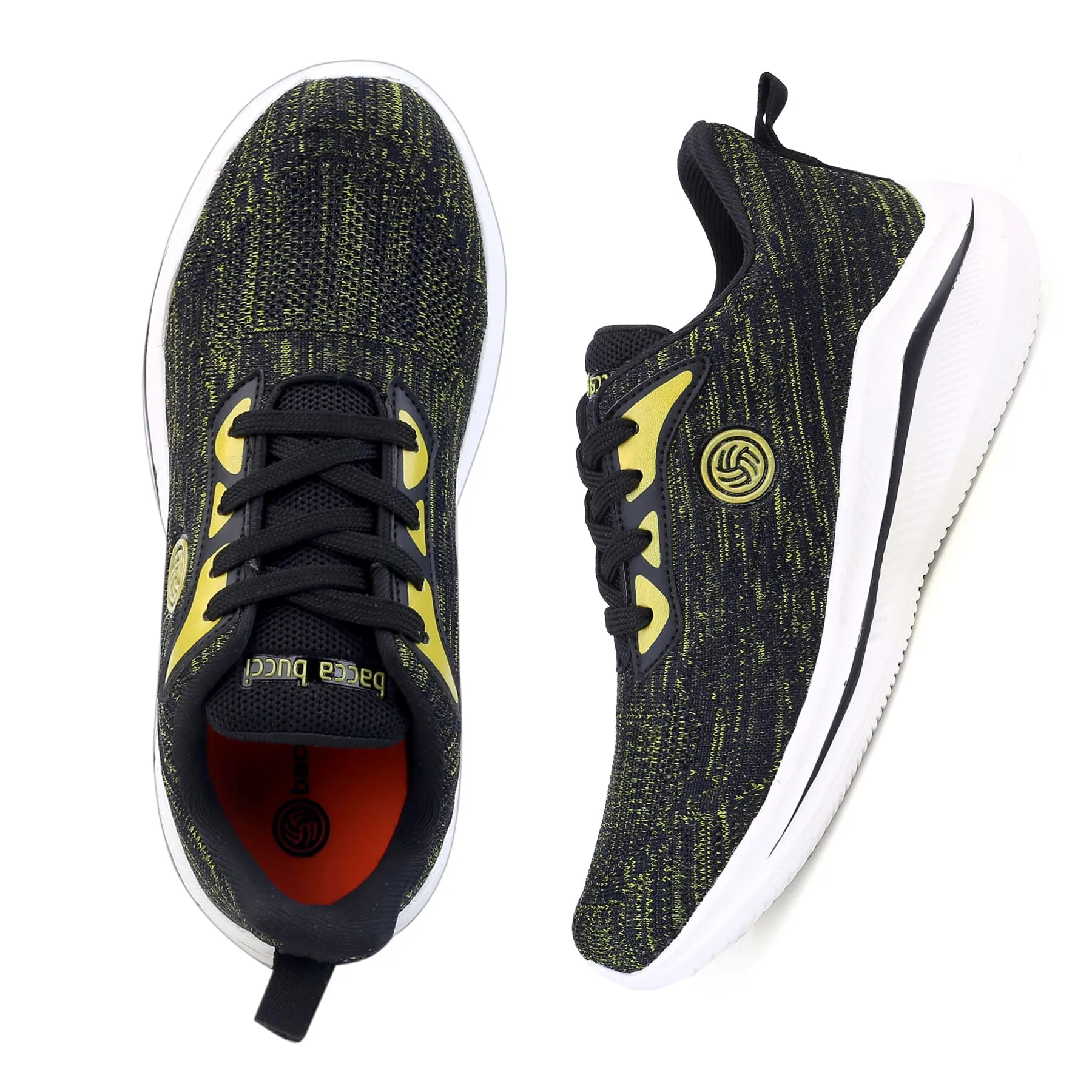 Walking In Zero Drop Shoes Bacca Bucci Boys or Girls Essential Knit Running Sports Shoe (Age: 8 year to 12 years)